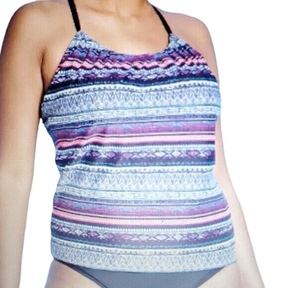 Kona Sol Swim Top Bathing Suit Tankini Racerback WOMAN'S WOMEN'S Size Small - Picture 1 of 12